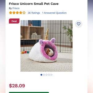 Small pet unicorn bed
